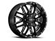 Ultra Wheels Hunter Gloss Black Milled 6-Lug Wheel; 18x9; 18mm Offset (10-24 4Runner)