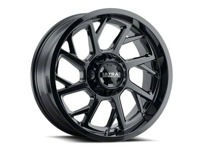 Ultra Wheels Patriot Gloss Black 6-Lug Wheel; 18x9; 1mm Offset (10-24 4Runner)