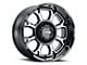 Ultra Wheels Commander Gloss Black Machined 6-Lug Wheel; 17x9; 12mm Offset (03-09 4Runner)