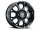 Ultra Wheels Commander Gloss Black 6-Lug Wheel; 17x9; 12mm Offset (03-09 4Runner)