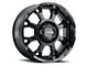 Ultra Wheels Commander Gloss Black 6-Lug Wheel; 17x9; 18mm Offset (03-09 4Runner)