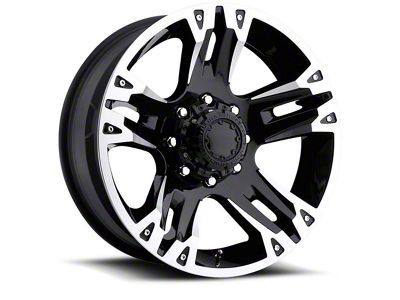 Ultra Wheels Maverick Gloss Black Machined 6-Lug Wheel; 18x9; 25mm Offset (03-09 4Runner)