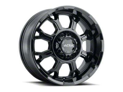 Ultra Wheels Commander Gloss Black 6-Lug Wheel; 20x10; -19mm Offset (04-15 Titan)