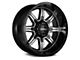 Ultra Wheels Menace Gloss Black with Diamond Cut Accents 6-Lug Wheel; 20x10; -25mm Offset (04-15 Titan)