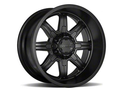 Ultra Wheels Menace Satin Black 6-Lug Wheel; 18x9; 12mm Offset (04-15 Titan)