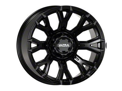 Ultra Wheels Scorpion Gloss Black 6-Lug Wheel; 20x10; -25mm Offset (04-15 Titan)