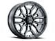 Ultra Wheels Warmonger 6 Gloss Anthracite 6-Lug Wheel; 20x9; -12mm Offset (04-15 Titan)