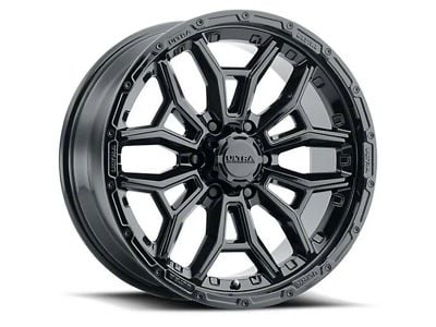 Ultra Wheels Warmonger 6 Gloss Black 6-Lug Wheel; 20x9; -12mm Offset (04-15 Titan)