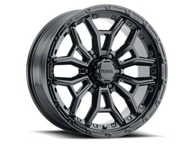 Ultra Wheels Warmonger 6 Gloss Black 6-Lug Wheel; 20x9; 18mm Offset (04-15 Titan)