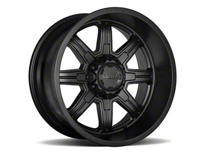 Ultra Wheels Menace Satin Black 6-Lug Wheel; 18x9; 12mm Offset (05-15 Tacoma)