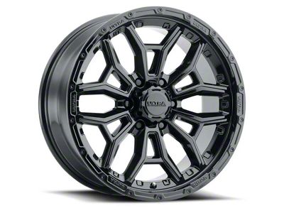 Ultra Wheels Warmonger 6 Gloss Black 6-Lug Wheel; 17x9; 18mm Offset (05-15 Tacoma)