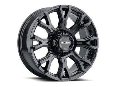 Ultra Wheels Scorpion Gloss Black 6-Lug Wheel; 20x9; 18mm Offset (10-24 4Runner)