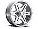 Ultra Wheels Badlands Polished 6-Lug Wheel; 17x9; 0mm Offset (2024 Tacoma)