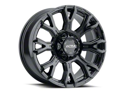 Ultra Wheels Scorpion Gloss Black 6-Lug Wheel; 17x9; 12mm Offset (2024 Tacoma)
