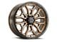 Ultra Wheels Warmonger 6 Bronze 6-Lug Wheel; 20x9; -12mm Offset (2024 Tacoma)