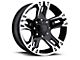 Ultra Wheels Maverick Gloss Black Machined 6-Lug Wheel; 18x9; 25mm Offset (10-24 4Runner)