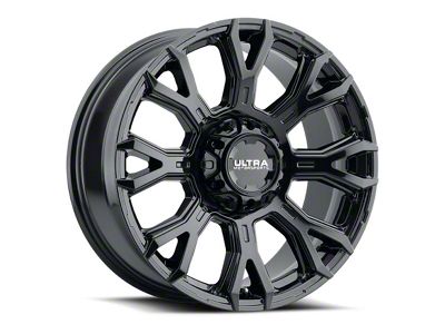 Ultra Wheels Scorpion Gloss Black 6-Lug Wheel; 17x9; 18mm Offset (03-09 4Runner)