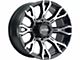 Ultra Wheels Scorpion Gloss Black with Diamond Cut Face 6-Lug Wheel; 20x10; -25mm Offset (03-09 4Runner)