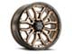 Ultra Wheels Warmonger 6 Bronze 6-Lug Wheel; 17x9; 12mm Offset (03-09 4Runner)