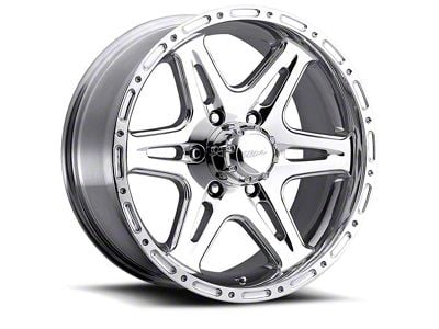 Ultra Wheels Badlands Polished 6-Lug Wheel; 17x9; 12mm Offset (21-24 Bronco, Excluding Raptor)