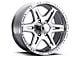 Ultra Wheels Badlands Polished 6-Lug Wheel; 18x9; 25mm Offset (22-24 Bronco Raptor)