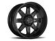 Ultra Wheels Menace Satin Black 6-Lug Wheel; 20x9; 1mm Offset (21-24 Bronco, Excluding Raptor)