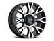 Ultra Wheels Scorpion Gloss Black with Diamond Cut Face 6-Lug Wheel; 17x9; 12mm Offset (21-24 Bronco, Excluding Raptor)