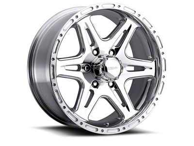 Ultra Wheels Badlands Polished 6-Lug Wheel; 18x9; 12mm Offset (17-24 Titan)