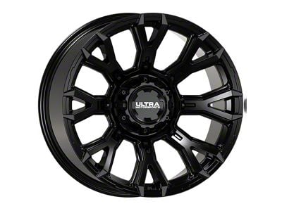 Ultra Wheels Scorpion Gloss Black 6-Lug Wheel; 20x10; -25mm Offset (17-24 Titan)