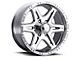 Ultra Wheels Badlands Polished 6-Lug Wheel; 18x9; 12mm Offset (16-24 Titan XD)