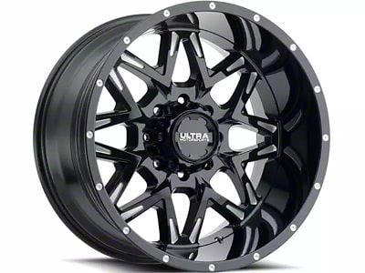 Ultra Wheels Carnivore Gloss Black 6-Lug Wheel; 20x9; 1mm Offset (16-24 Titan XD)