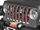 Under The Sun Inserts Grille Insert; Red Roses and Apples (18-23 Jeep Wrangler JL w/o TrailCam; 2024 Jeep Wrangler JL Sport)