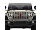 Under The Sun Inserts Grille Insert; Angel Wings (20-23 Jeep Gladiator JT w/o TrailCam; 2024 Jeep Gladiator JT Sport)