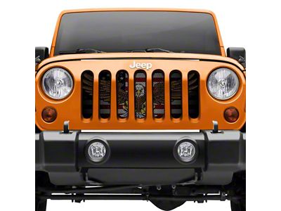 Under The Sun Inserts Grille Insert; Spread Eagle (07-18 Jeep Wrangler JK)