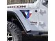 Under The Sun Inserts Fender Vent Decals; Texas State (20-24 Jeep Gladiator JT)