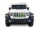 Under The Sun Inserts Grille Insert; Black and Green Thin Blue Line (20-23 Jeep Gladiator JT w/o TrailCam; 2024 Jeep Gladiator JT Sport)