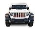 Under The Sun Inserts Grille Insert; Black and Orange Thin Red Line (20-23 Jeep Gladiator JT w/o TrailCam; 2024 Jeep Gladiator JT Sport)