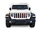 Under The Sun Inserts Grille Insert; Black and Red Thin Blue Line (20-23 Jeep Gladiator JT w/o TrailCam; 2024 Jeep Gladiator JT Sport)