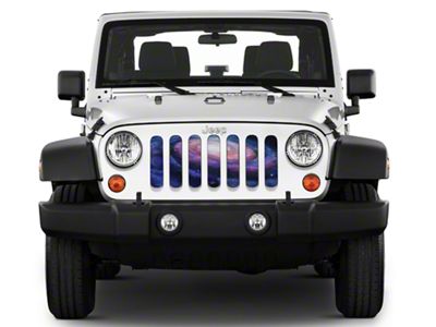 Under The Sun Inserts Grille Insert; Deep Space (20-23 Jeep Gladiator JT w/o TrailCam; 2024 Jeep Gladiator JT Sport)