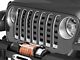 Under The Sun Inserts Grille Insert; Distressed Black Out (20-23 Jeep Gladiator JT w/o TrailCam; 2024 Jeep Gladiator JT Sport)