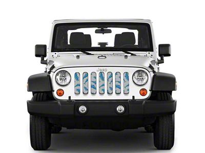 Under The Sun Inserts Grille Insert; Dolphin (20-23 Jeep Gladiator JT w/o TrailCam; 2024 Jeep Gladiator JT Sport)