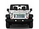 Under The Sun Inserts Grille Insert; Endless Summer Blue and Green Girl Surfer (20-23 Jeep Gladiator JT w/o TrailCam; 2024 Jeep Gladiator JT Sport)
