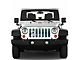 Under The Sun Inserts Grille Insert; Endless Summer Blue and Green Male Surfer (20-23 Jeep Gladiator JT w/o TrailCam; 2024 Jeep Gladiator JT Sport)