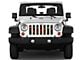 Under The Sun Inserts Grille Insert; Holiday Lights (20-23 Jeep Gladiator JT w/o TrailCam; 2024 Jeep Gladiator JT Sport)