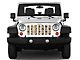 Under The Sun Inserts Grille Insert; Holy Leaves (20-23 Jeep Gladiator JT w/o TrailCam; 2024 Jeep Gladiator JT Sport)
