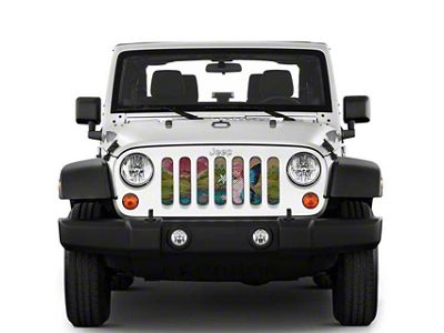 Under The Sun Inserts Grille Insert; Magical Fairy (20-23 Jeep Gladiator JT w/o TrailCam; 2024 Jeep Gladiator JT Sport)