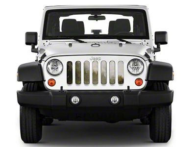 Under The Sun Inserts Grille Insert; Morning Dew (20-23 Jeep Gladiator JT w/o TrailCam; 2024 Jeep Gladiator JT Sport)