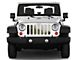 Under The Sun Inserts Grille Insert; Morning Dew (20-23 Jeep Gladiator JT w/o TrailCam; 2024 Jeep Gladiator JT Sport)