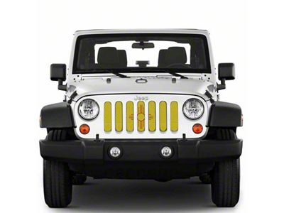 Under The Sun Inserts Grille Insert; New Mexico State Flag (20-23 Jeep Gladiator JT w/o TrailCam; 2024 Jeep Gladiator JT Sport)
