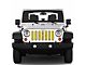 Under The Sun Inserts Grille Insert; New Mexico State Flag (20-23 Jeep Gladiator JT w/o TrailCam; 2024 Jeep Gladiator JT Sport)